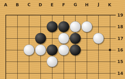 Go-Problem: Rank 27K, Black To Play, 2 Approaches