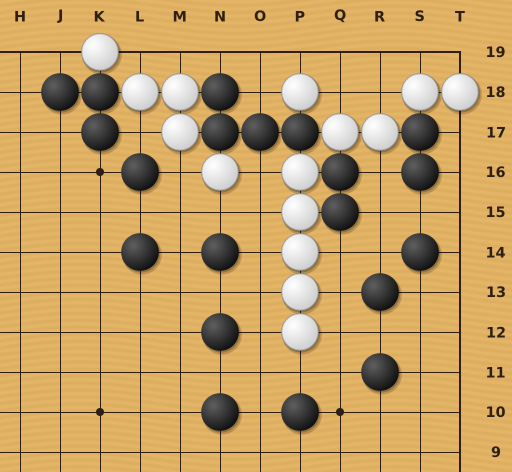 Go-Problem: Rank 2K, Black To Play, 2 Approaches