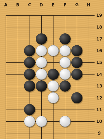 Go-Problem: Rank 9K, Black To Play, 3 Approaches